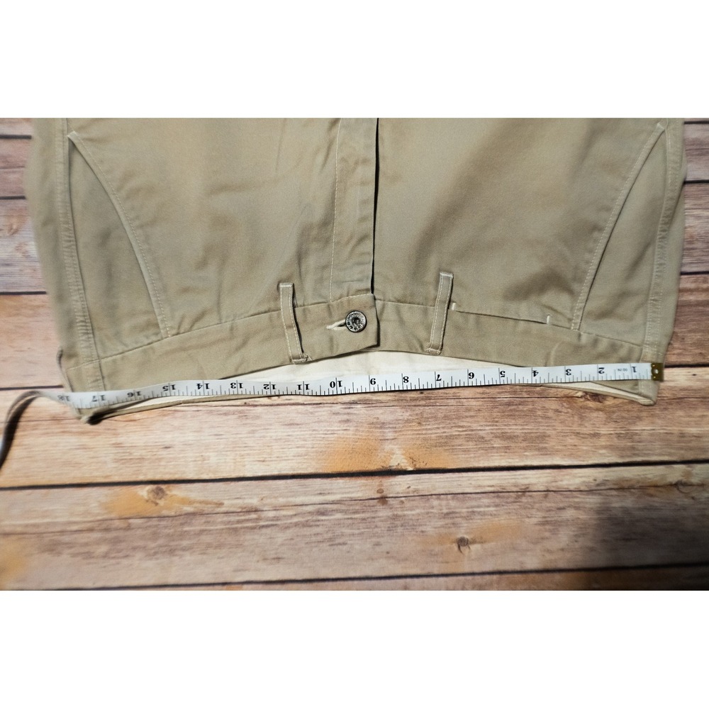 Momotaro Jeans Mens Khaki Chino Trousers Made in Okayama Japan GTB Stripes Tan - Picture 13 of 16